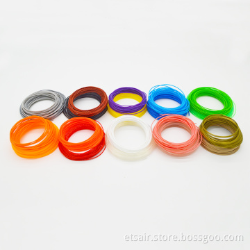 Customize 5M 10M 325M Each Color 1.75mm Pla AbS PCL Packing Cheap Price